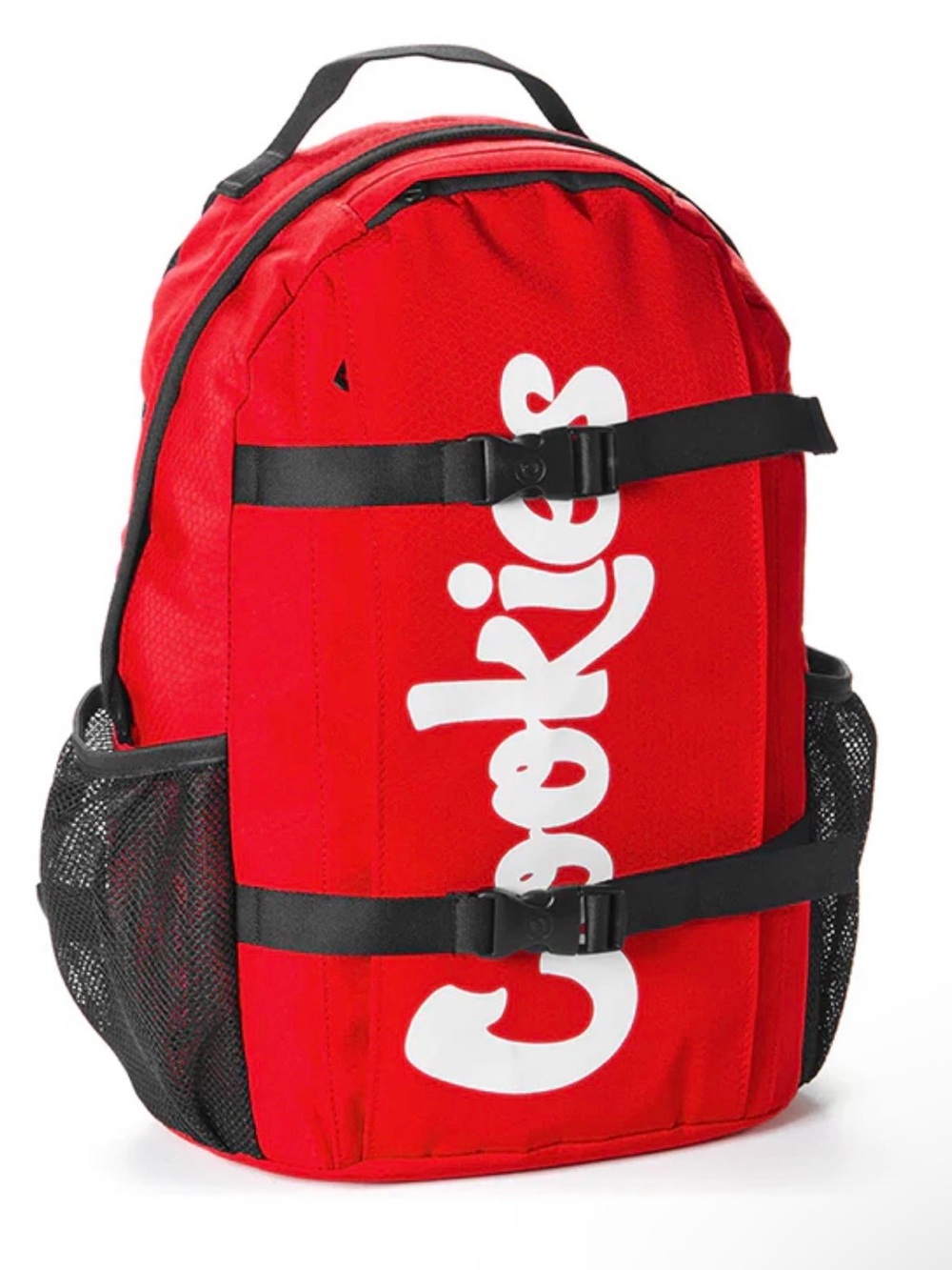 Cookies Ripstop Smell Proof Backpack | Durable Canvas Travel Bag in Red